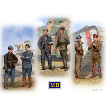 TANKMEN  French, English & German crews Tankmen of WW I
